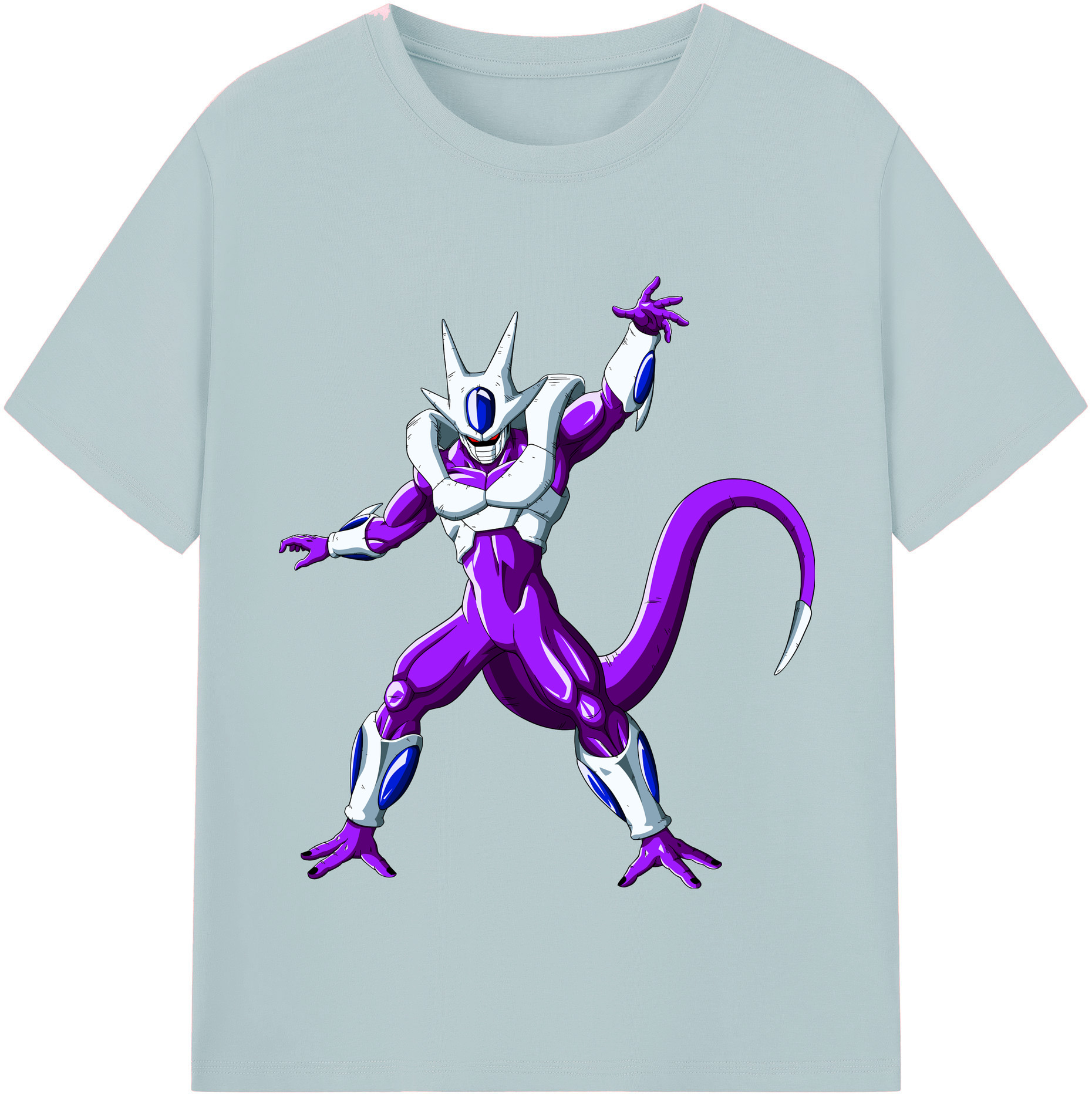 （画像用） ドラゴンボール クウラ DRAGON BALL Cooler Coora 綿100％半袖Tシャツ（フロントプリント）